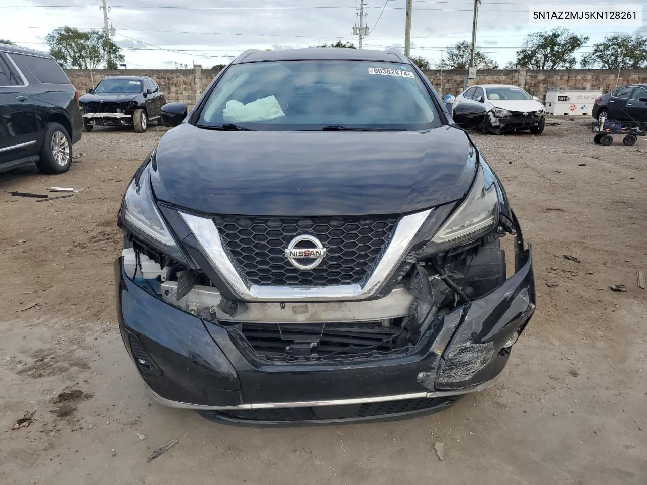 2019 Nissan Murano S VIN: 5N1AZ2MJ5KN128261 Lot: 80382874