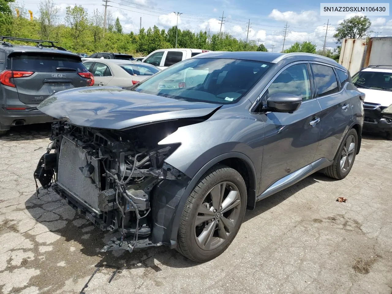 2020 Nissan Murano Platinum VIN: 5N1AZ2DSXLN106430 Lot: 52166754