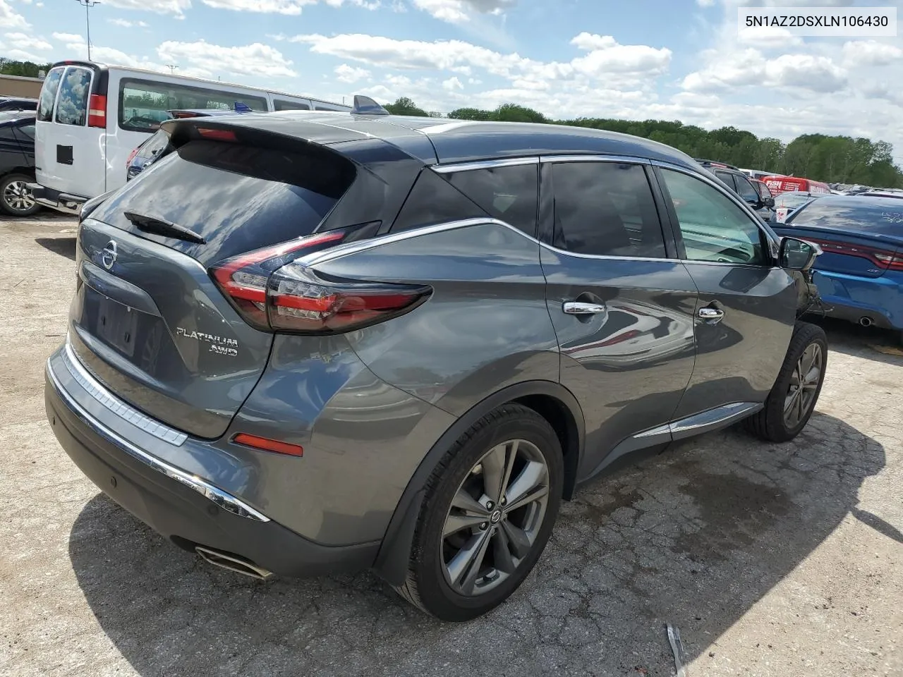 2020 Nissan Murano Platinum VIN: 5N1AZ2DSXLN106430 Lot: 52166754