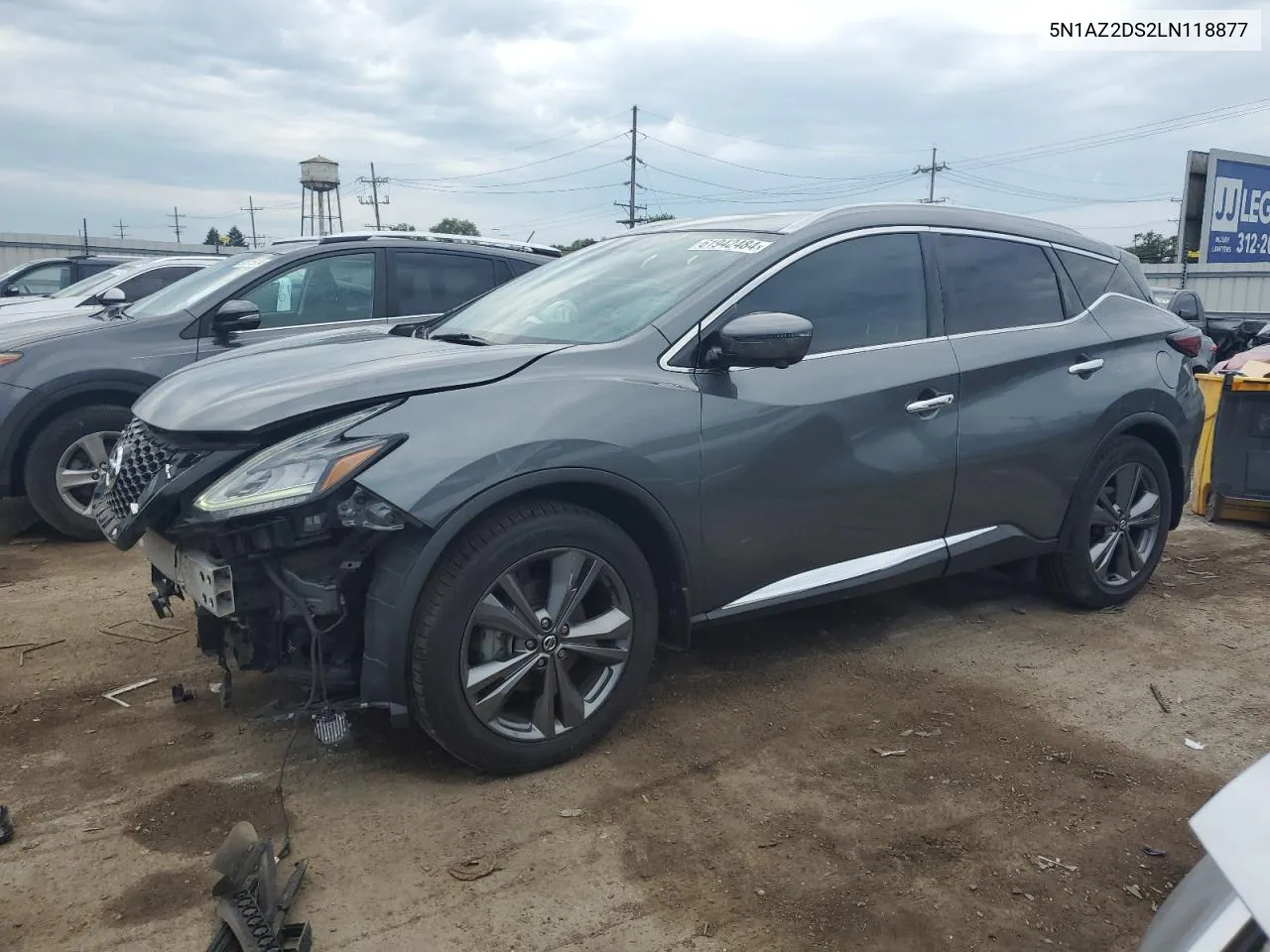 5N1AZ2DS2LN118877 2020 Nissan Murano Platinum