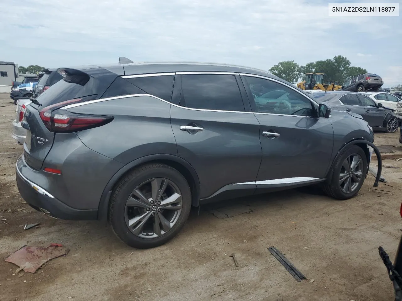 5N1AZ2DS2LN118877 2020 Nissan Murano Platinum