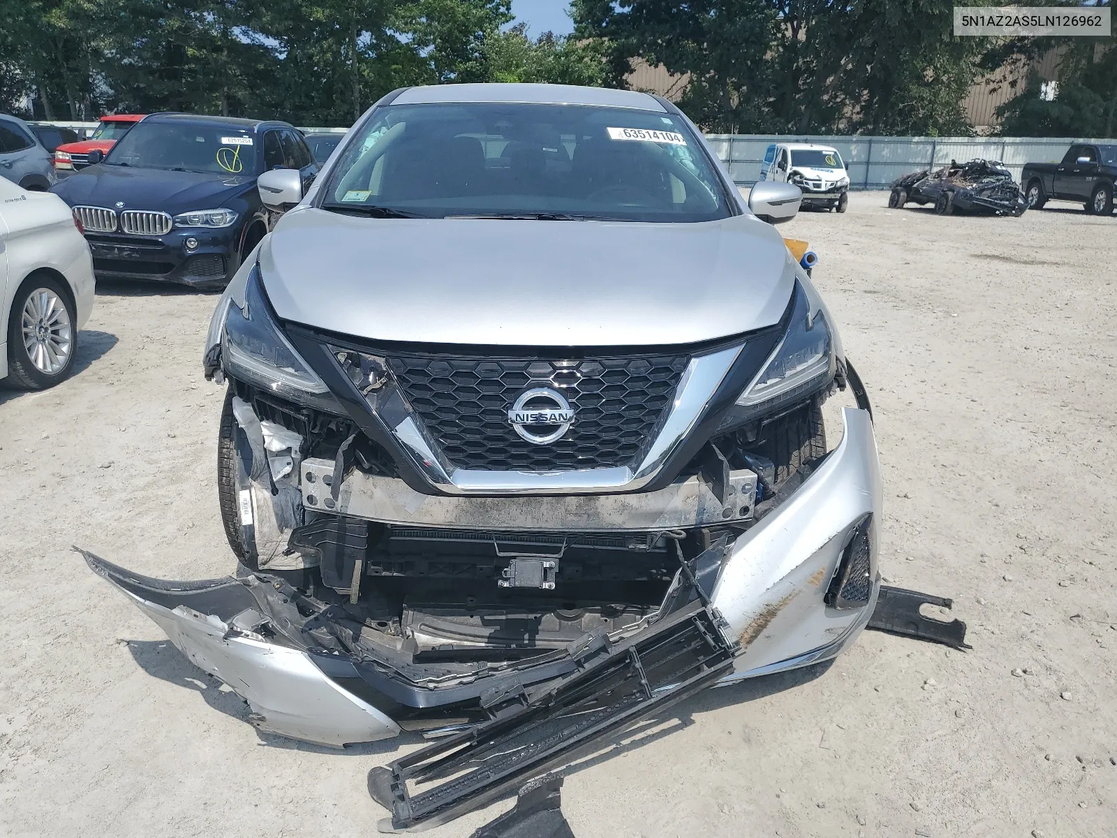 5N1AZ2AS5LN126962 2020 Nissan Murano S