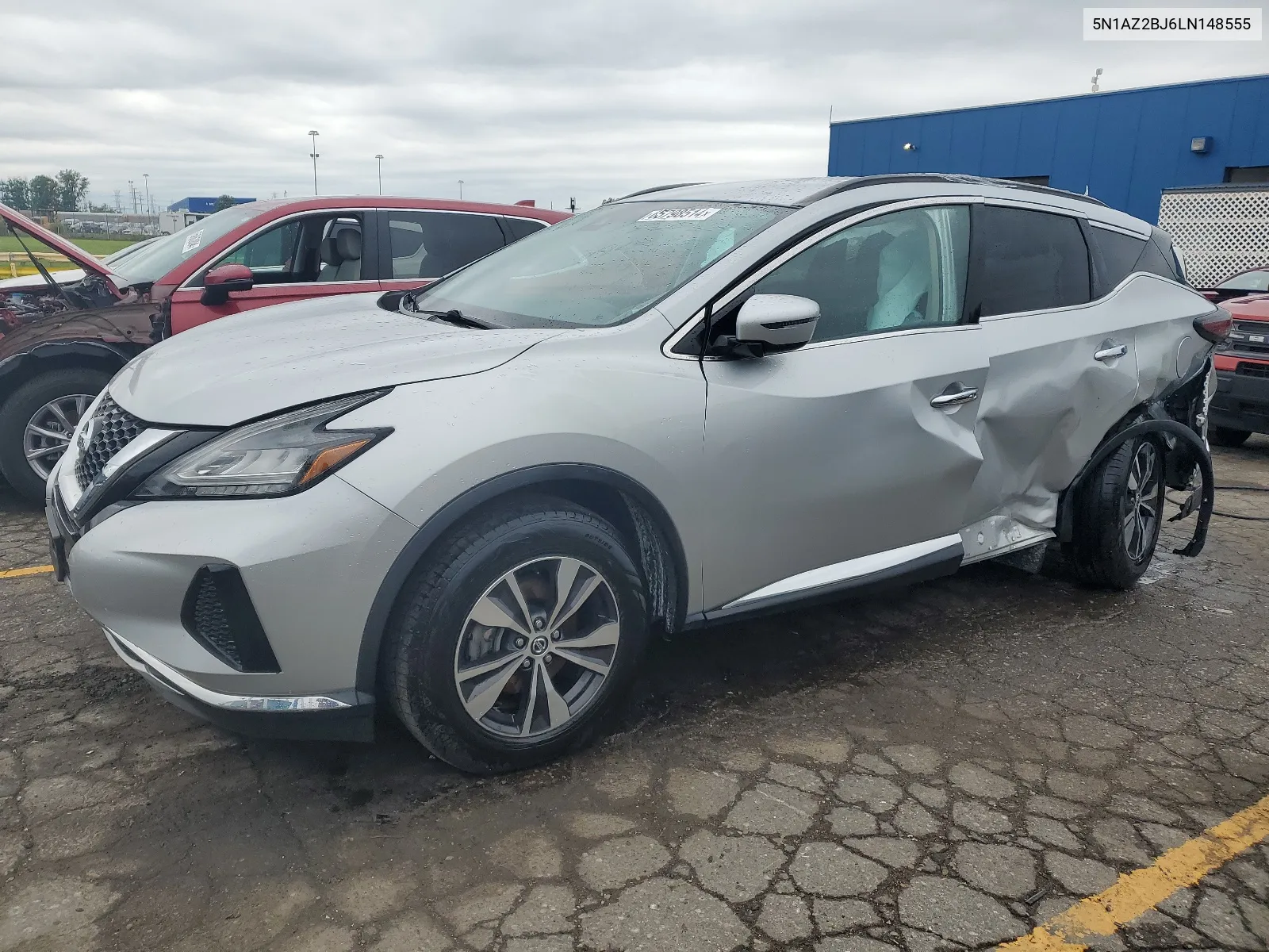 2020 Nissan Murano Sv VIN: 5N1AZ2BJ6LN148555 Lot: 65798514