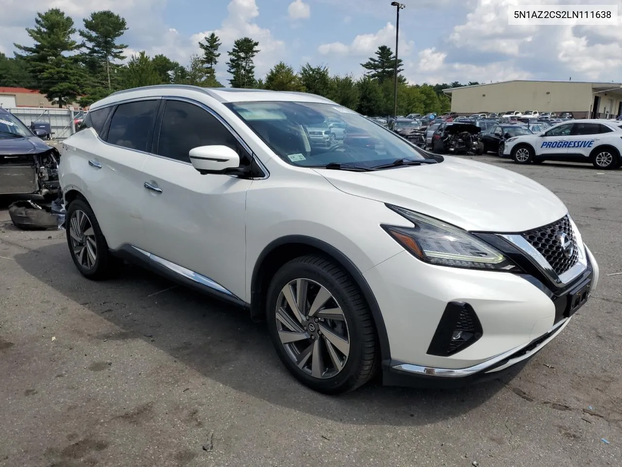 2020 Nissan Murano Sl VIN: 5N1AZ2CS2LN111638 Lot: 67755624