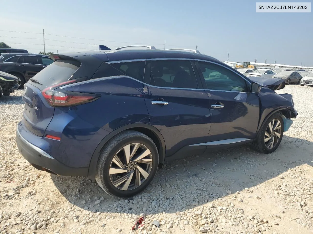 5N1AZ2CJ7LN143203 2020 Nissan Murano Sl