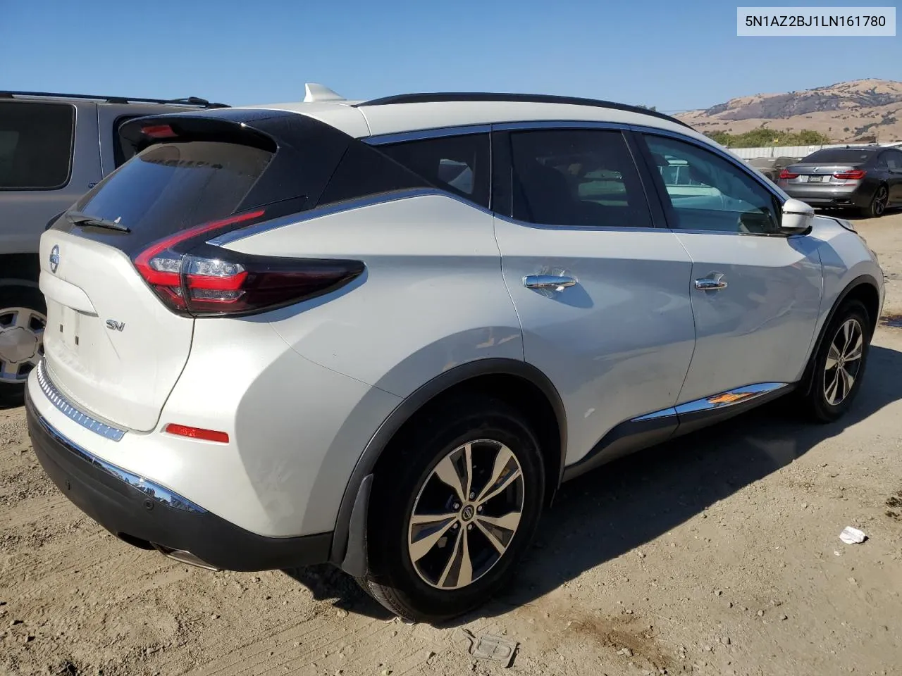 2020 Nissan Murano Sv VIN: 5N1AZ2BJ1LN161780 Lot: 70456844