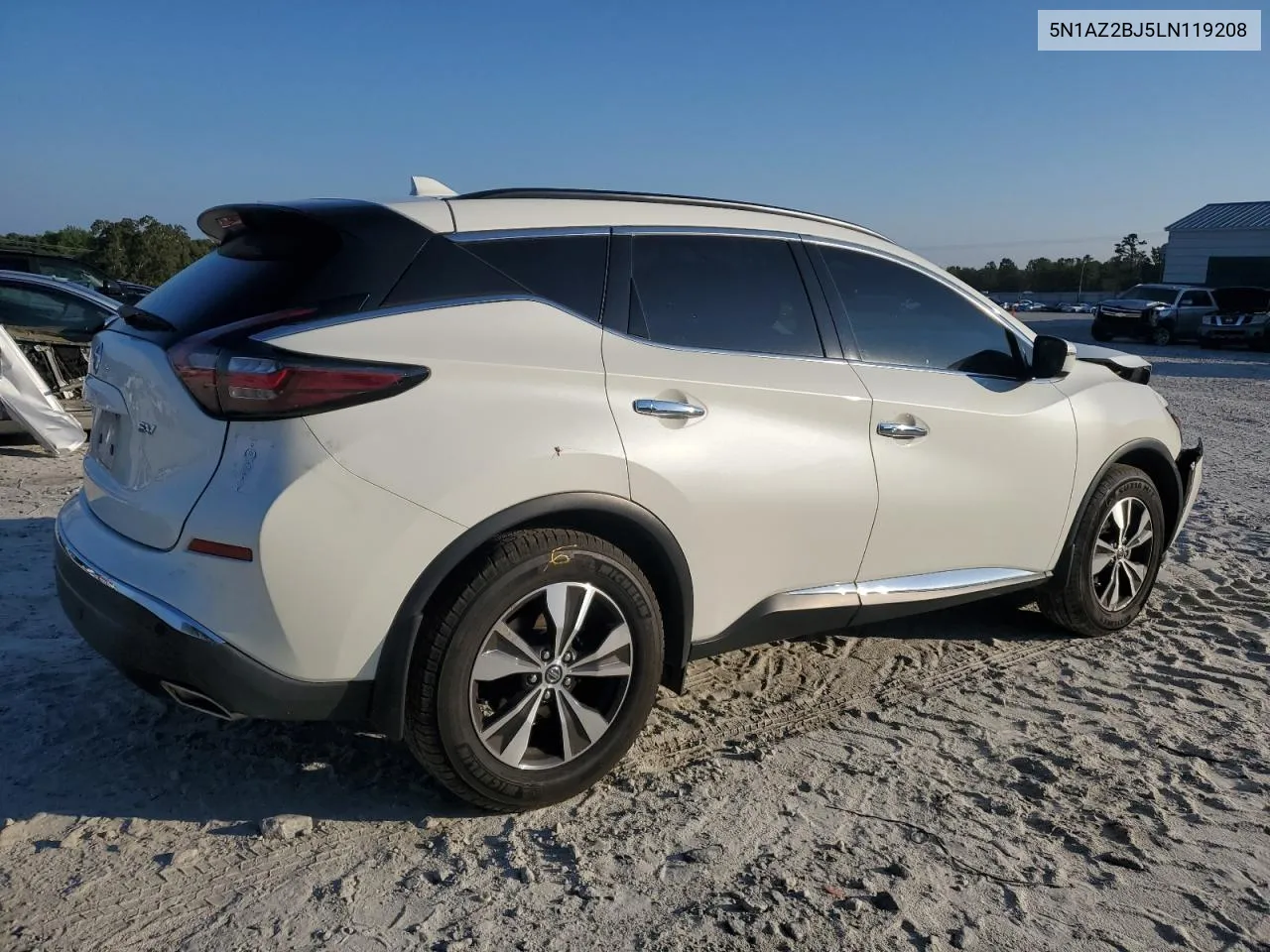 2020 Nissan Murano Sv VIN: 5N1AZ2BJ5LN119208 Lot: 70648864