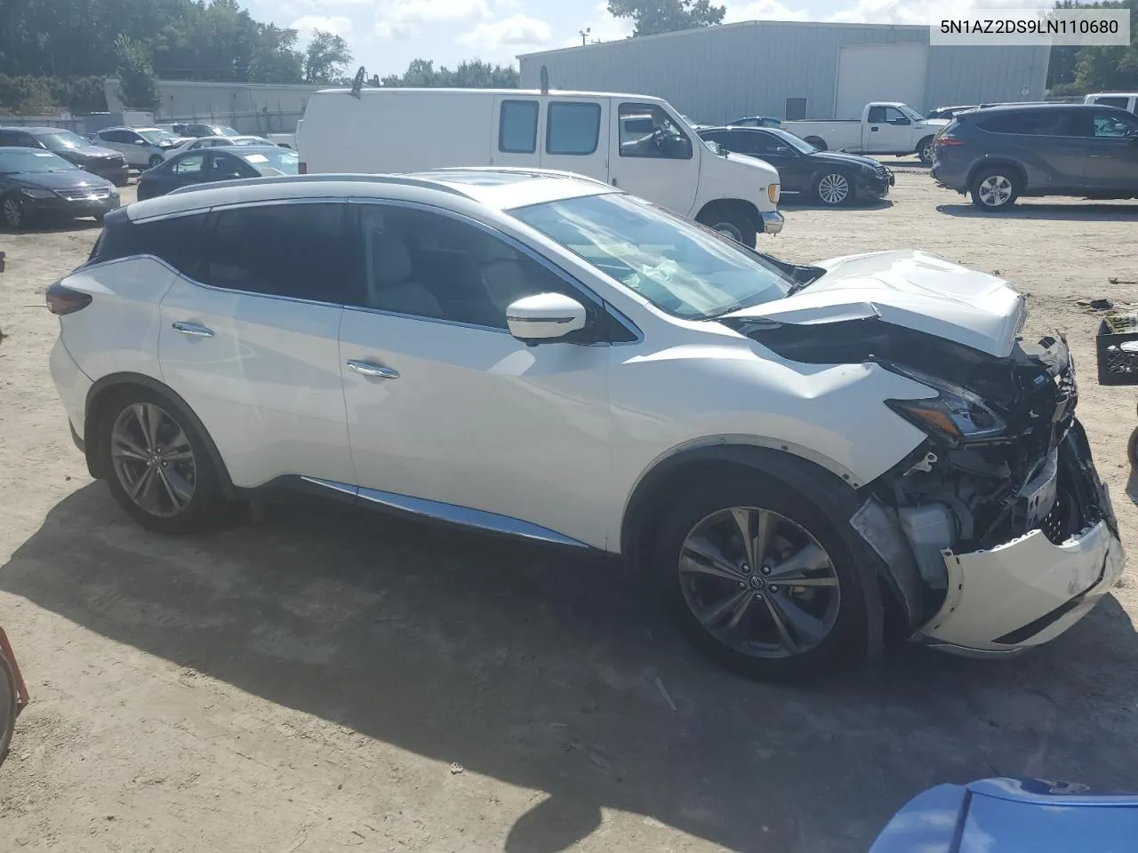 5N1AZ2DS9LN110680 2020 Nissan Murano Platinum