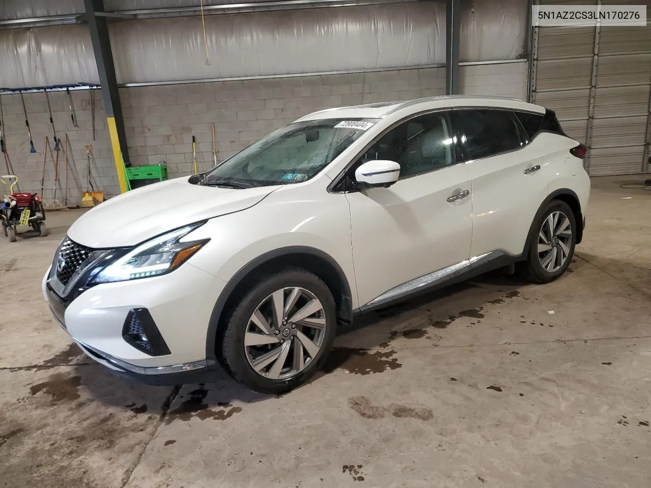 2020 Nissan Murano Sl VIN: 5N1AZ2CS3LN170276 Lot: 72800404