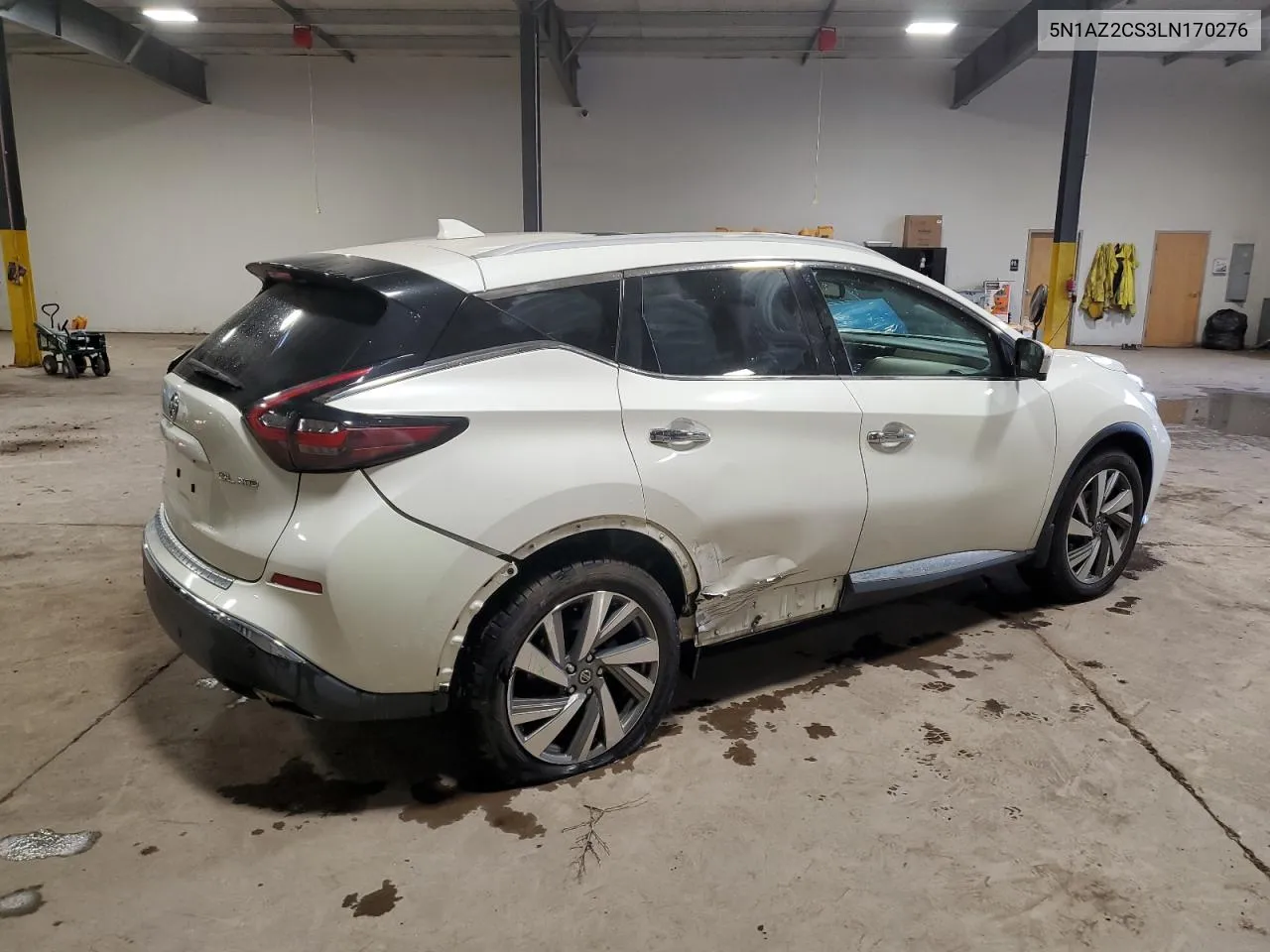 2020 Nissan Murano Sl VIN: 5N1AZ2CS3LN170276 Lot: 72800404