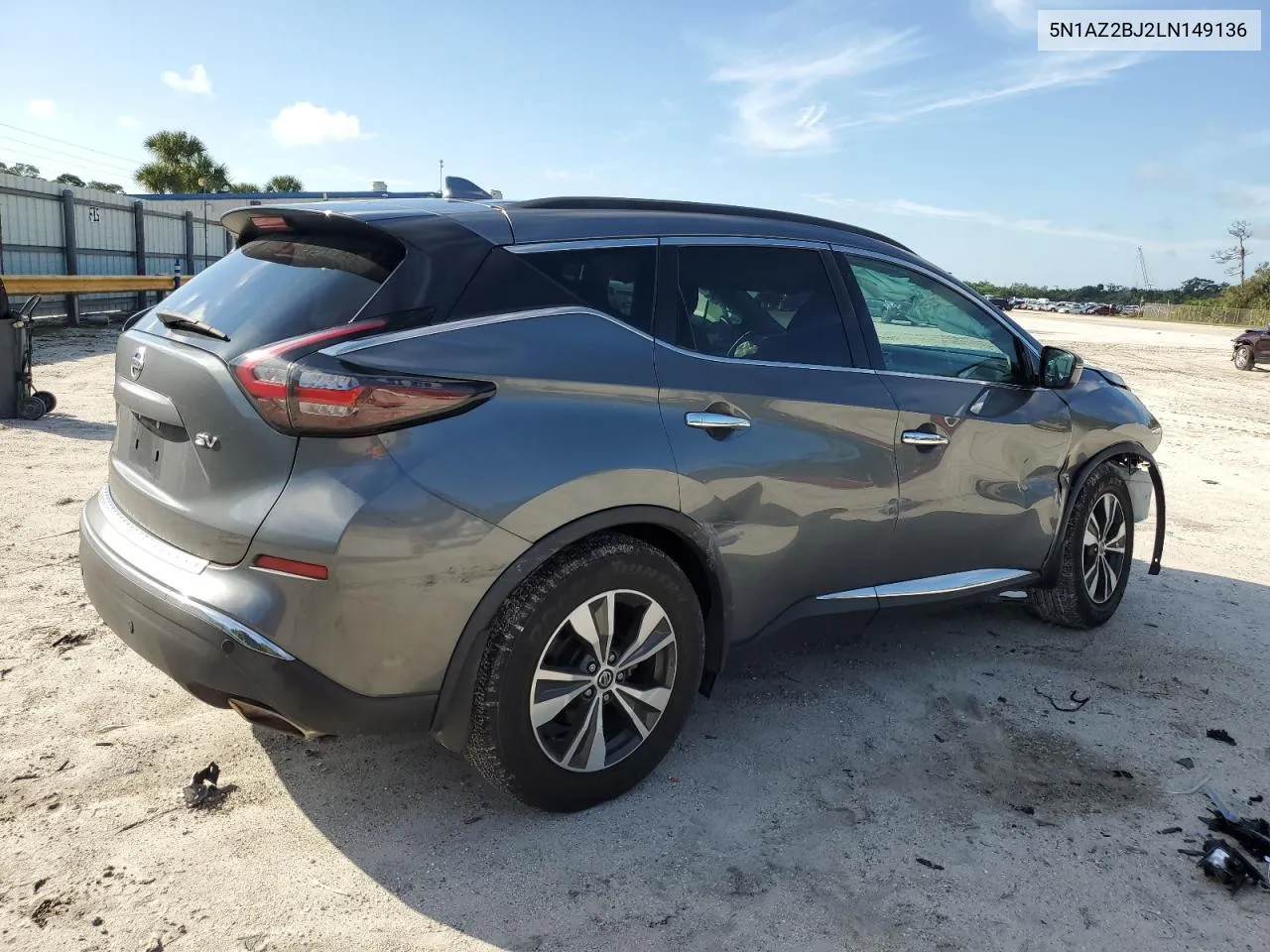 2020 Nissan Murano Sv VIN: 5N1AZ2BJ2LN149136 Lot: 73747214