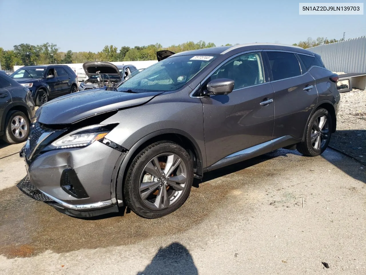 2020 Nissan Murano Platinum VIN: 5N1AZ2DJ9LN139703 Lot: 73773744