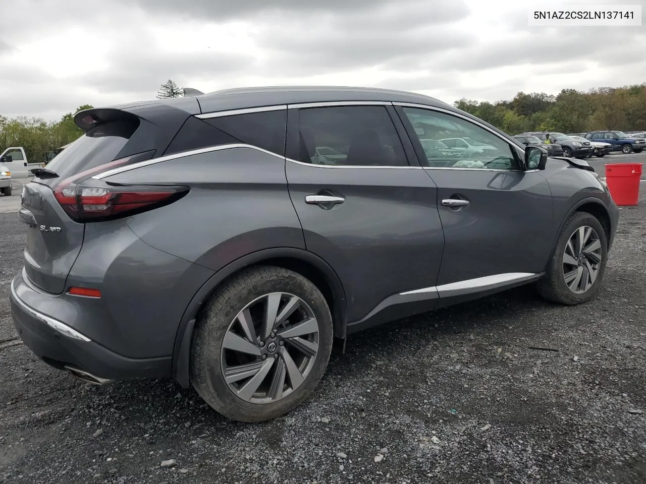 2020 Nissan Murano Sl VIN: 5N1AZ2CS2LN137141 Lot: 73857714