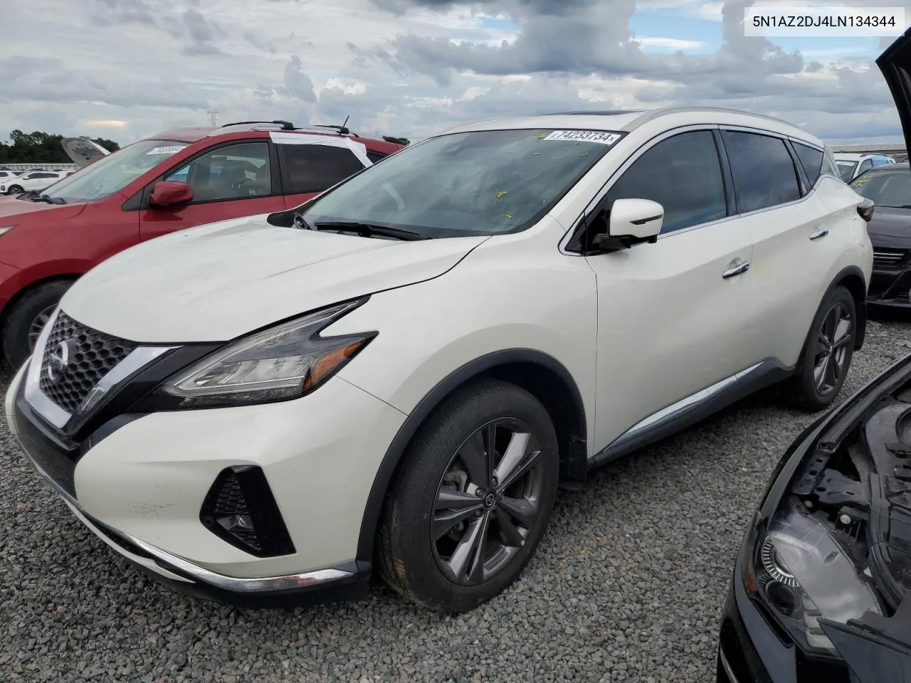 2020 Nissan Murano Platinum VIN: 5N1AZ2DJ4LN134344 Lot: 74233734