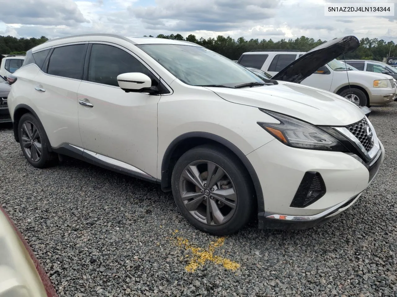 2020 Nissan Murano Platinum VIN: 5N1AZ2DJ4LN134344 Lot: 74233734