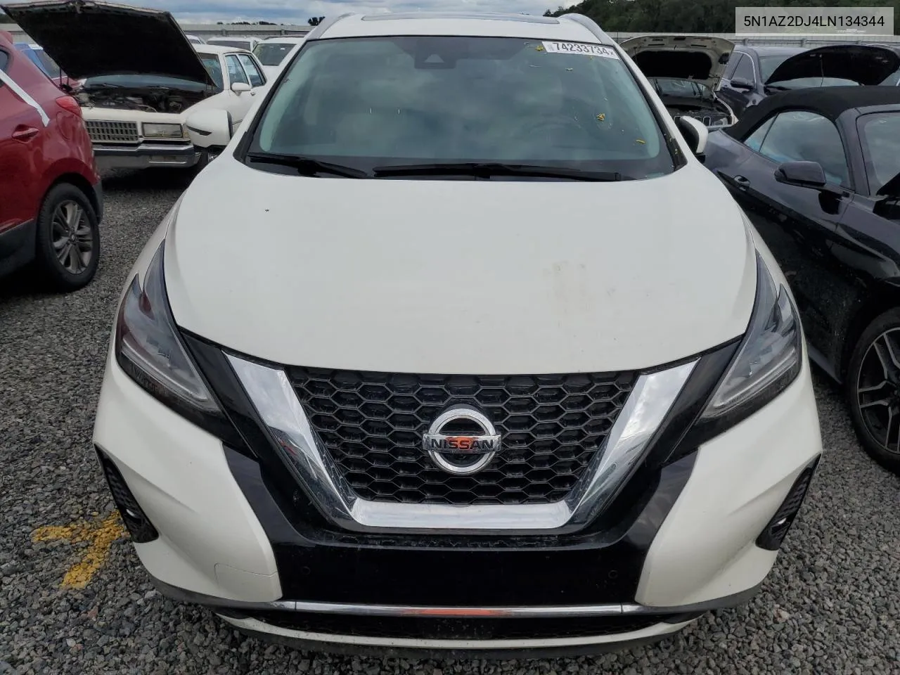 2020 Nissan Murano Platinum VIN: 5N1AZ2DJ4LN134344 Lot: 74233734