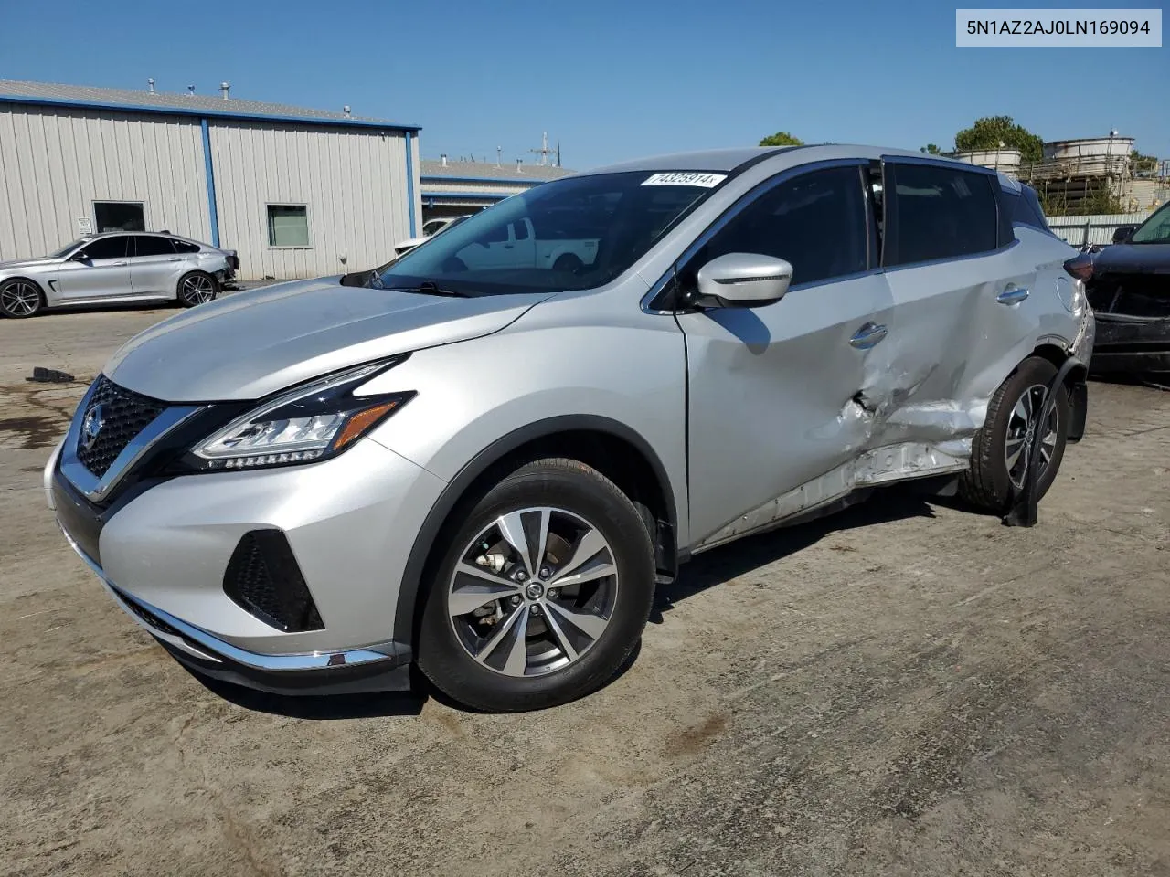 2020 Nissan Murano S VIN: 5N1AZ2AJ0LN169094 Lot: 74325914