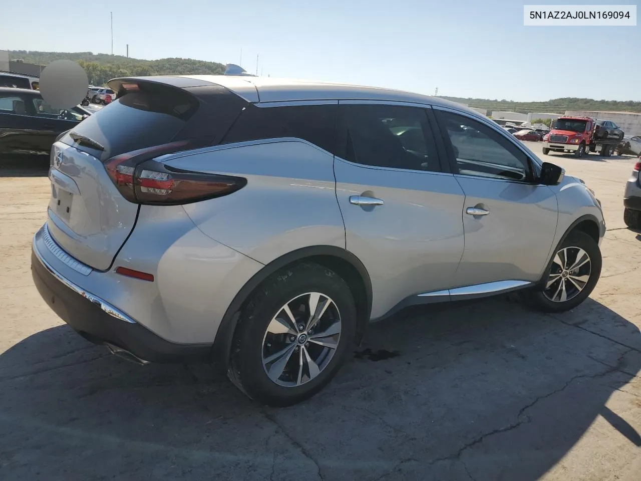 2020 Nissan Murano S VIN: 5N1AZ2AJ0LN169094 Lot: 74325914