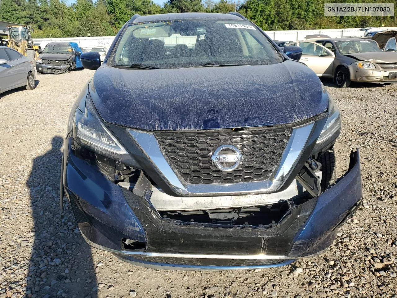 2020 Nissan Murano Sv VIN: 5N1AZ2BJ7LN107030 Lot: 74917904