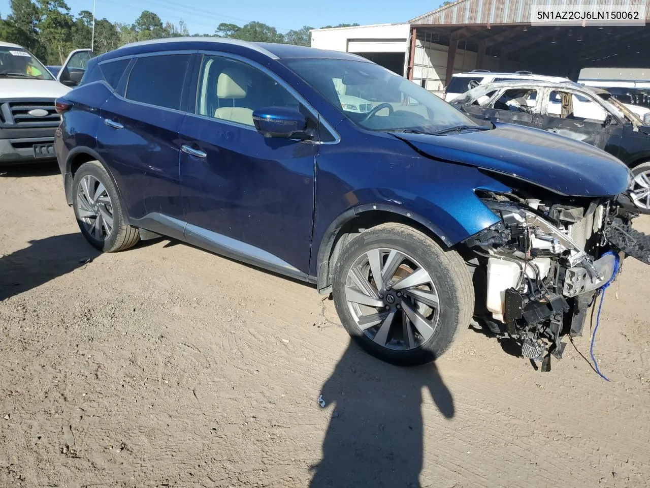 2020 Nissan Murano Sl VIN: 5N1AZ2CJ6LN150062 Lot: 74963084