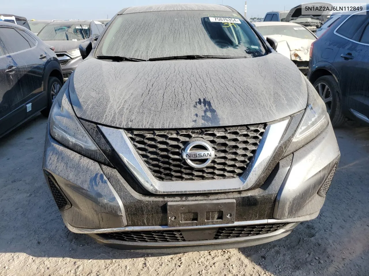 2020 Nissan Murano S VIN: 5N1AZ2AJ6LN112849 Lot: 75076354