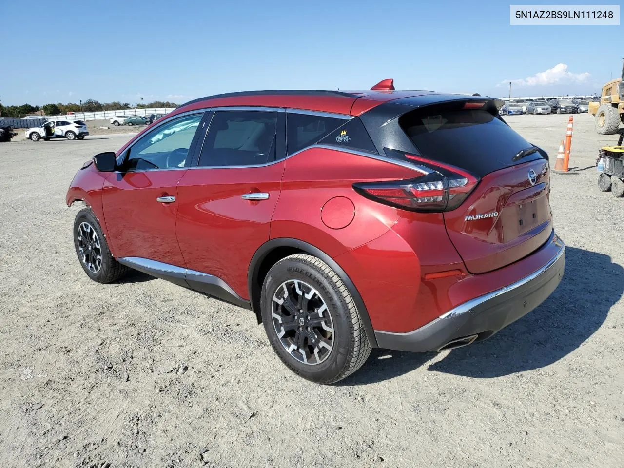 2020 Nissan Murano Sv VIN: 5N1AZ2BS9LN111248 Lot: 75244694