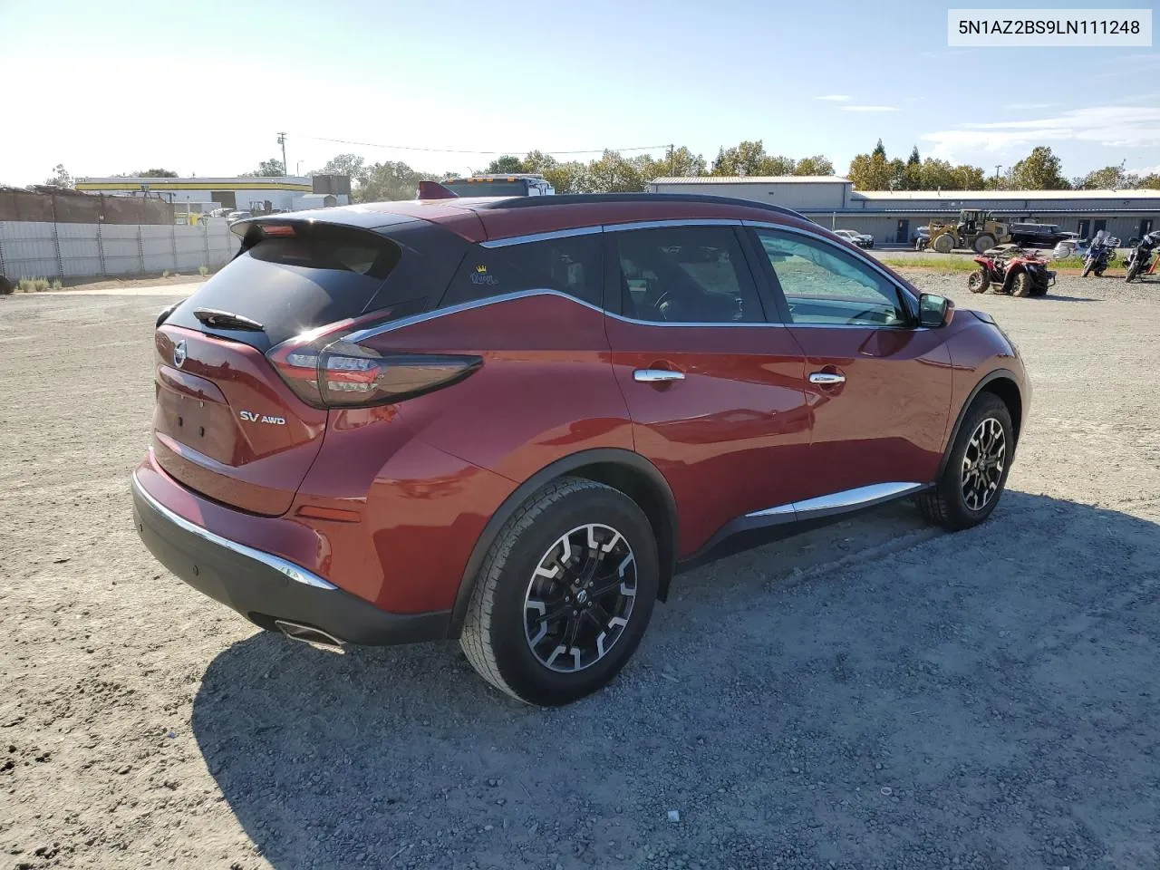 5N1AZ2BS9LN111248 2020 Nissan Murano Sv