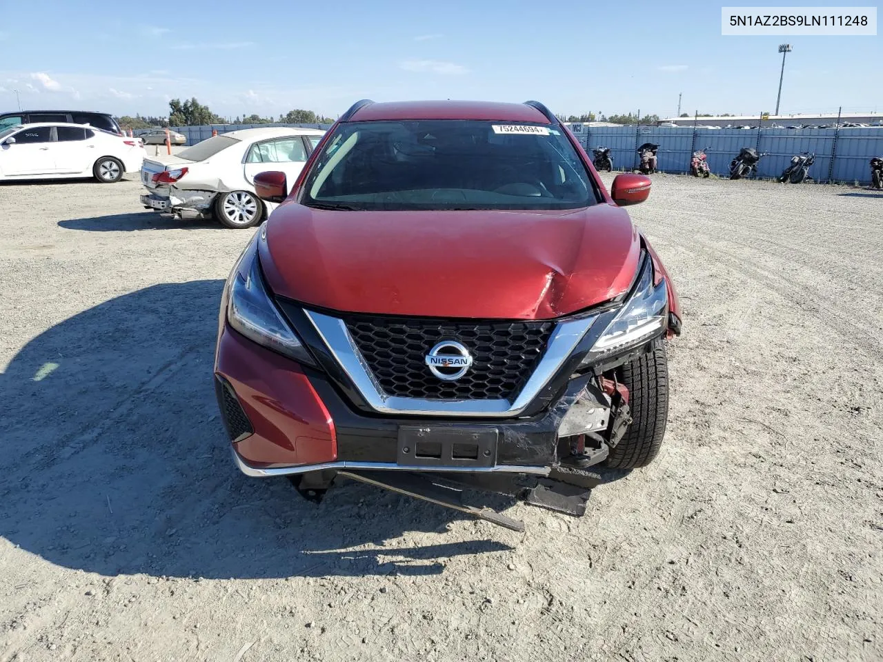 5N1AZ2BS9LN111248 2020 Nissan Murano Sv