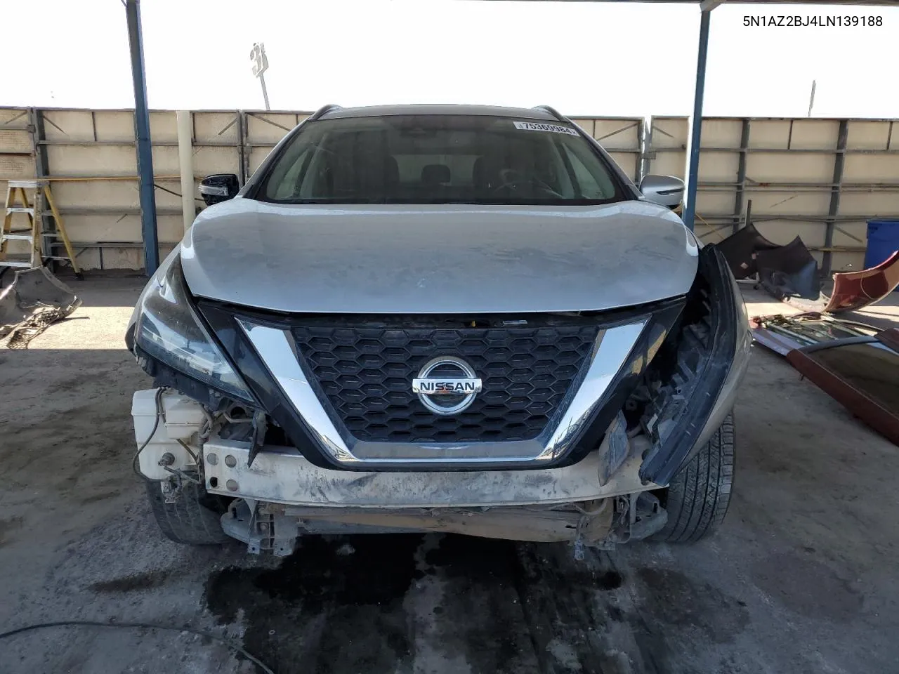 2020 Nissan Murano Sv VIN: 5N1AZ2BJ4LN139188 Lot: 75369984