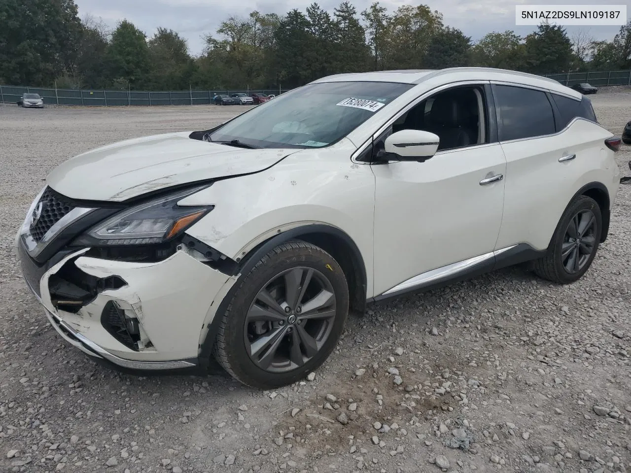 2020 Nissan Murano Platinum VIN: 5N1AZ2DS9LN109187 Lot: 76280074