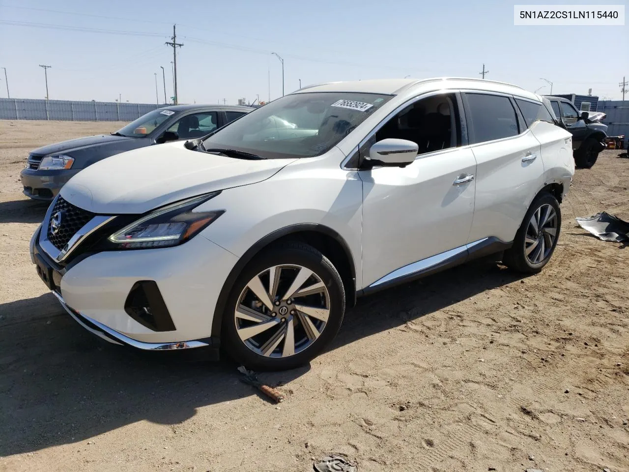 2020 Nissan Murano Sl VIN: 5N1AZ2CS1LN115440 Lot: 76552924