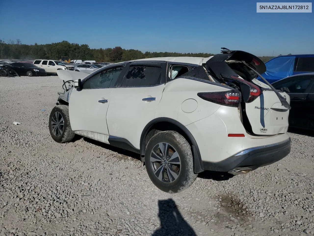 2020 Nissan Murano S VIN: 5N1AZ2AJ8LN172812 Lot: 76734304