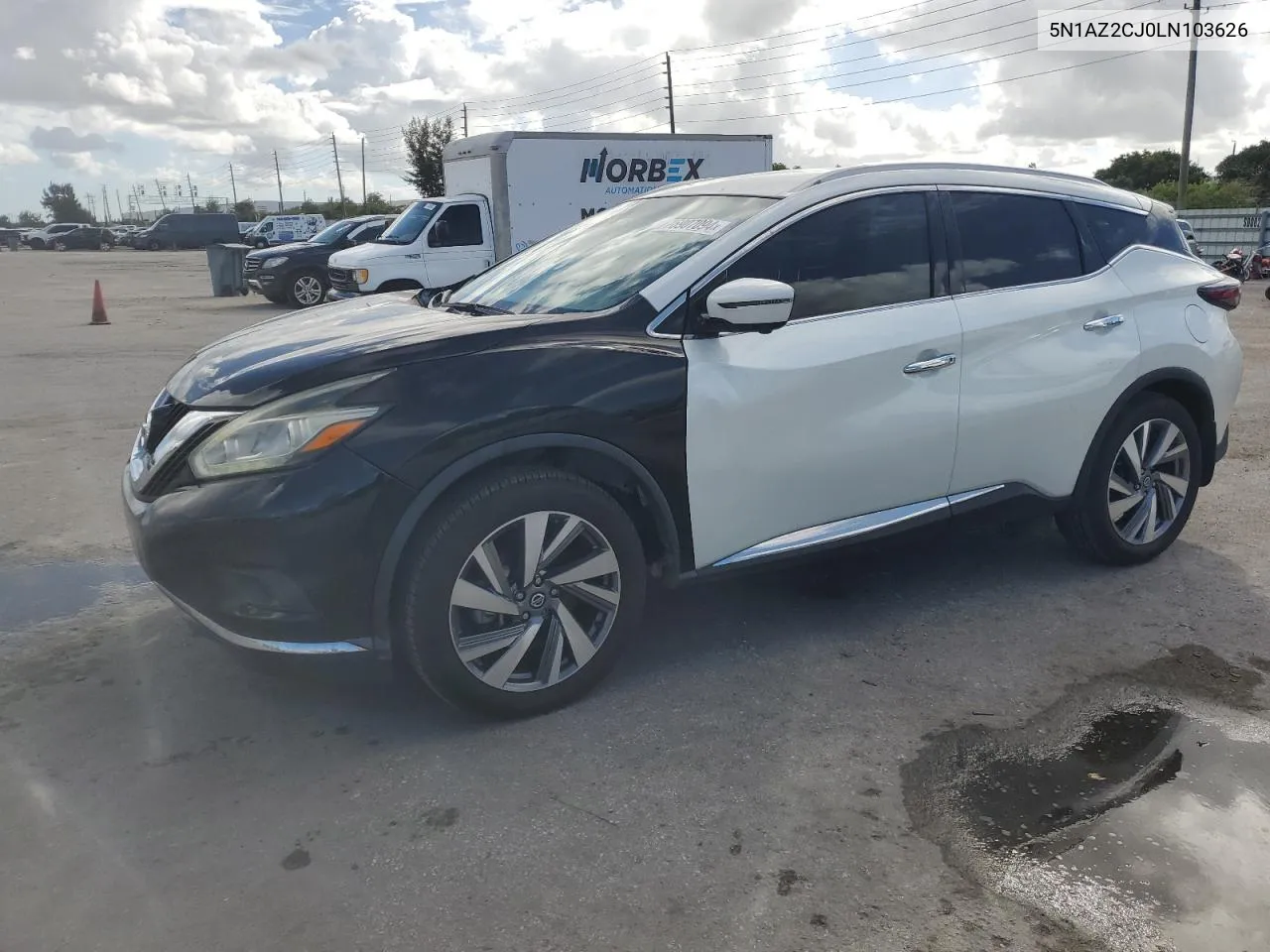 2020 Nissan Murano Sl VIN: 5N1AZ2CJ0LN103626 Lot: 76907094