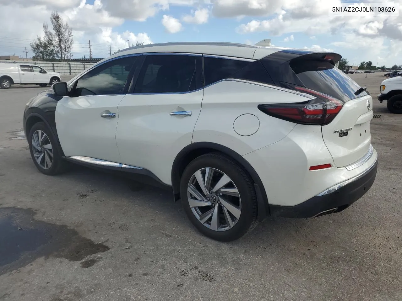 2020 Nissan Murano Sl VIN: 5N1AZ2CJ0LN103626 Lot: 76907094