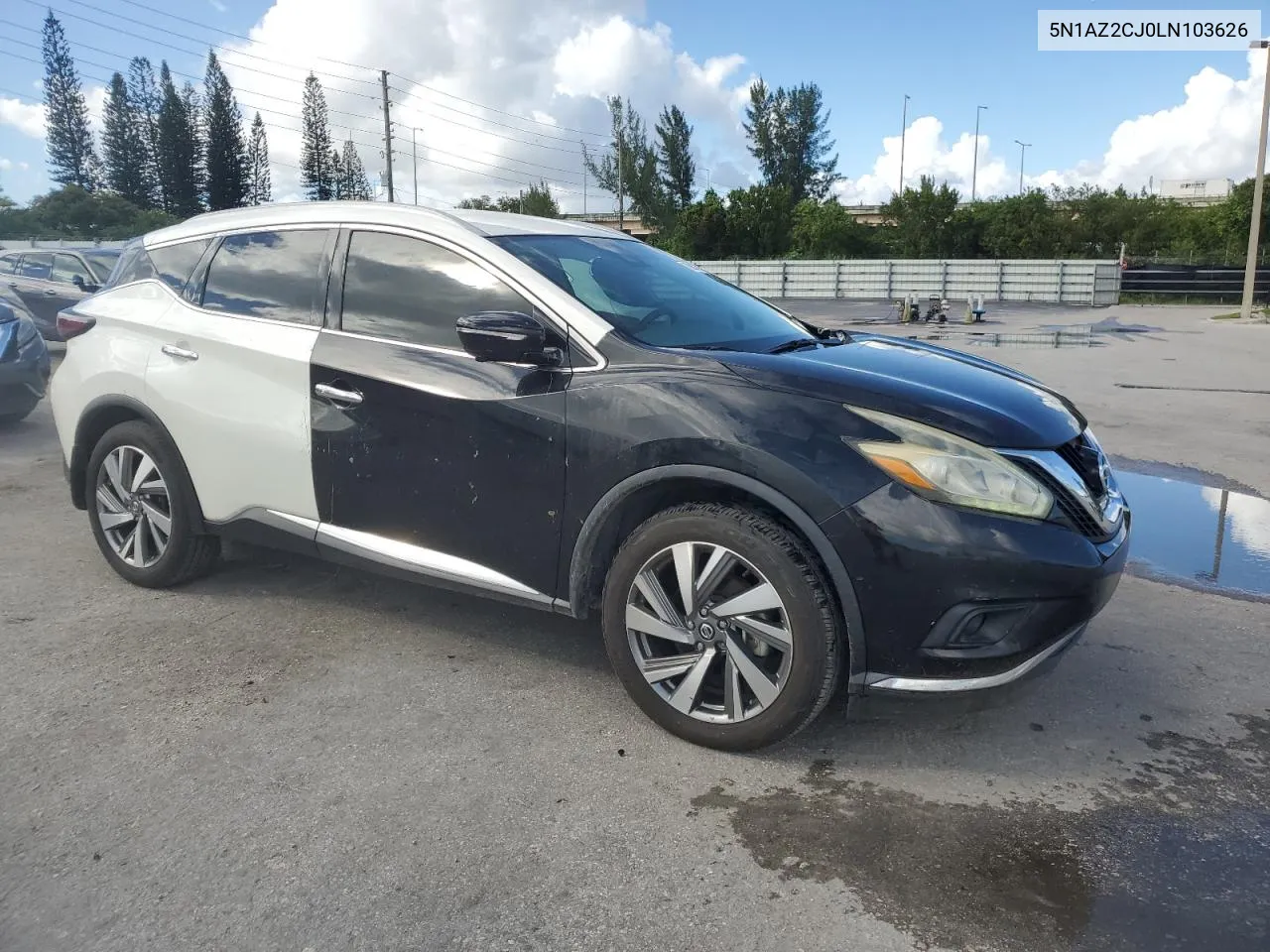 2020 Nissan Murano Sl VIN: 5N1AZ2CJ0LN103626 Lot: 76907094