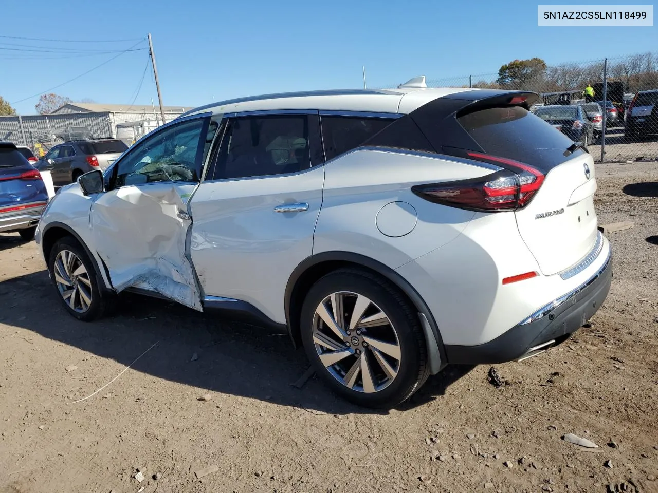 2020 Nissan Murano Sl VIN: 5N1AZ2CS5LN118499 Lot: 77074984