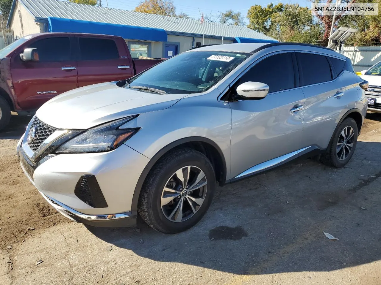 5N1AZ2BJ5LN104756 2020 Nissan Murano Sv