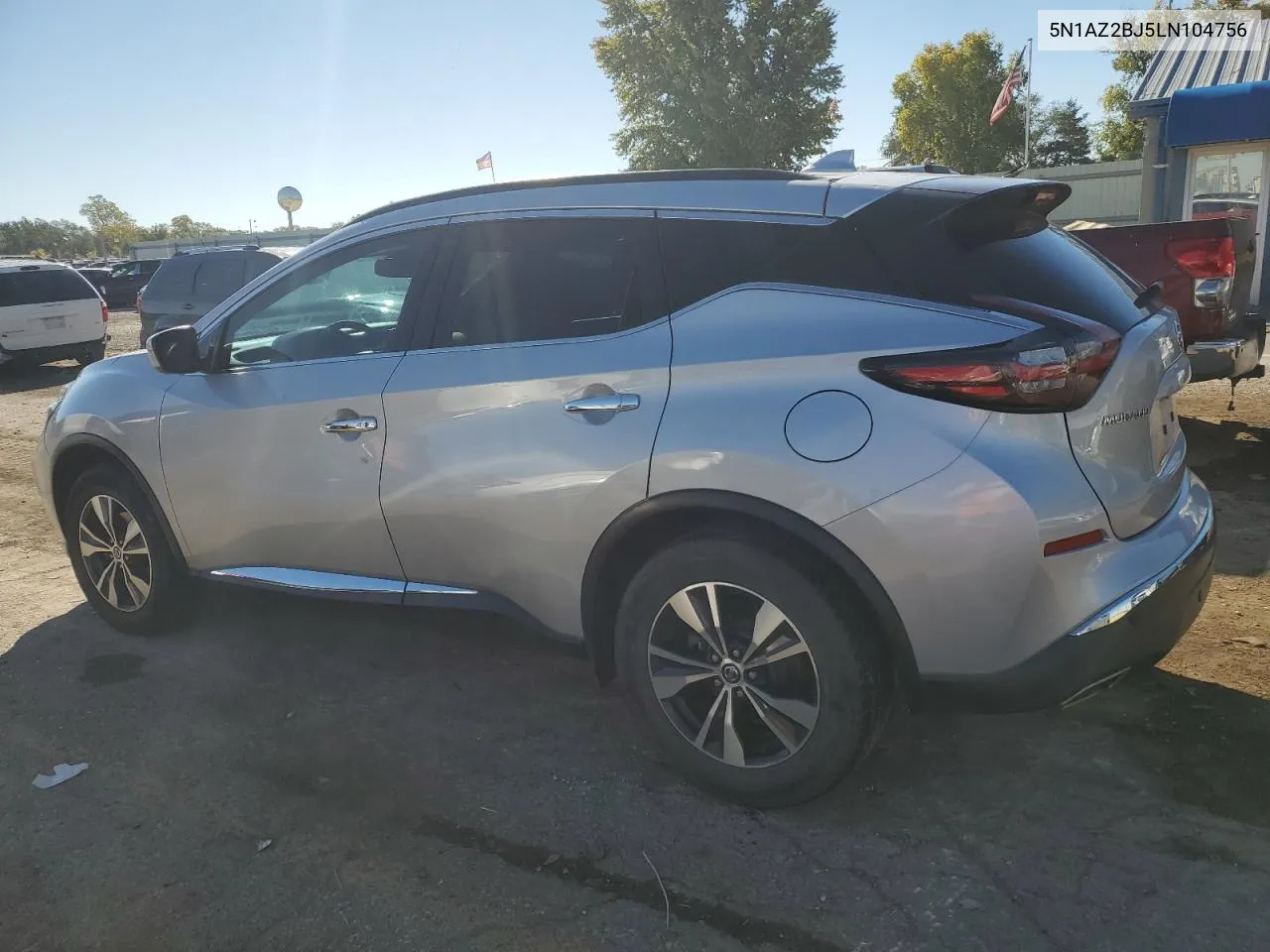 2020 Nissan Murano Sv VIN: 5N1AZ2BJ5LN104756 Lot: 77125114