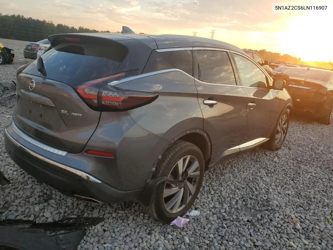 2020 Nissan Murano Sl VIN: 5N1AZ2CS6LN116907 Lot: 77751934