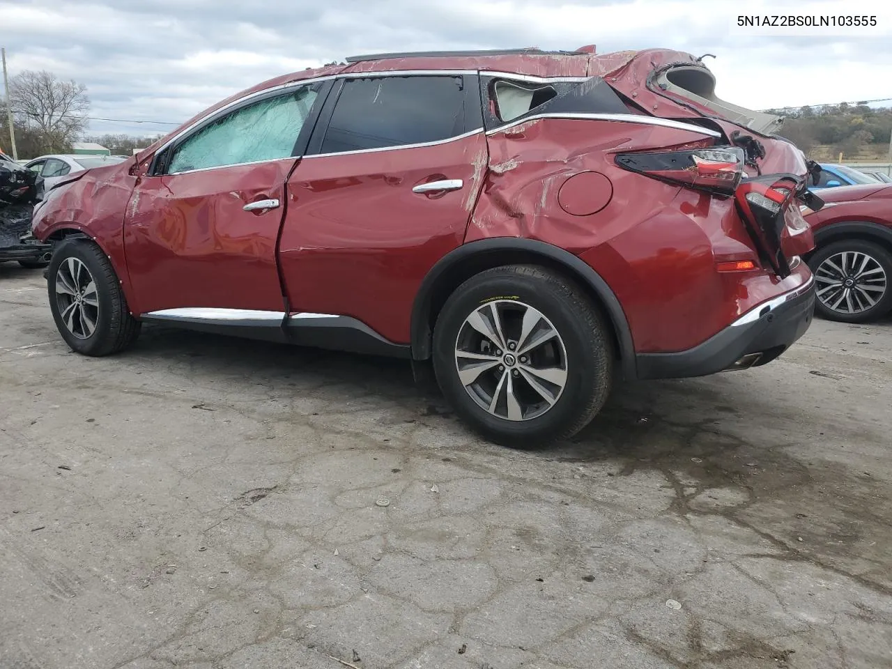 2020 Nissan Murano Sv VIN: 5N1AZ2BS0LN103555 Lot: 79321254