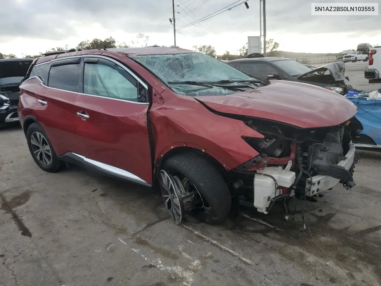 2020 Nissan Murano Sv VIN: 5N1AZ2BS0LN103555 Lot: 79321254