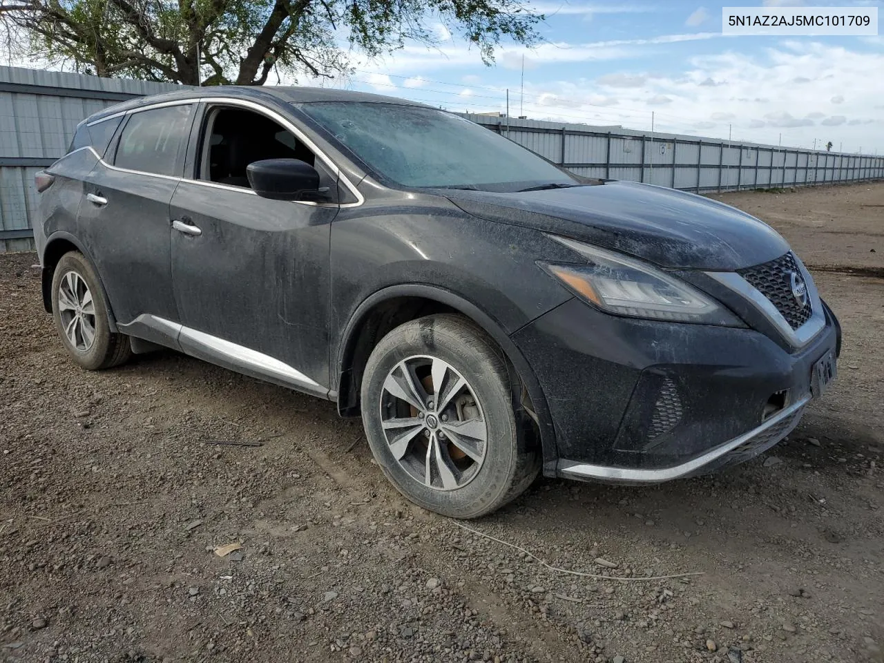 2021 Nissan Murano S VIN: 5N1AZ2AJ5MC101709 Lot: 42043714