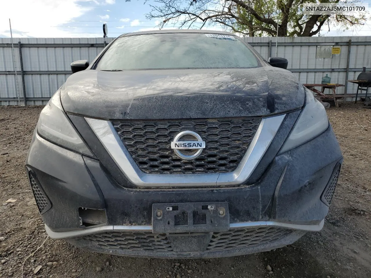 2021 Nissan Murano S VIN: 5N1AZ2AJ5MC101709 Lot: 42043714