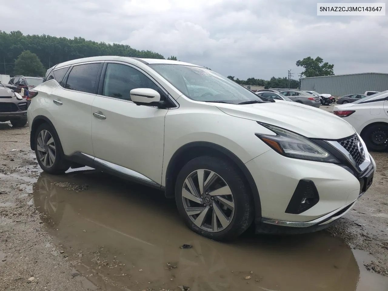 2021 Nissan Murano Sl VIN: 5N1AZ2CJ3MC143647 Lot: 56217044