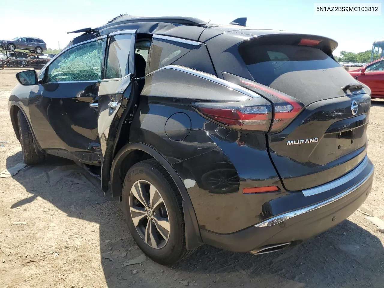 2021 Nissan Murano Sv VIN: 5N1AZ2BS9MC103812 Lot: 58441844