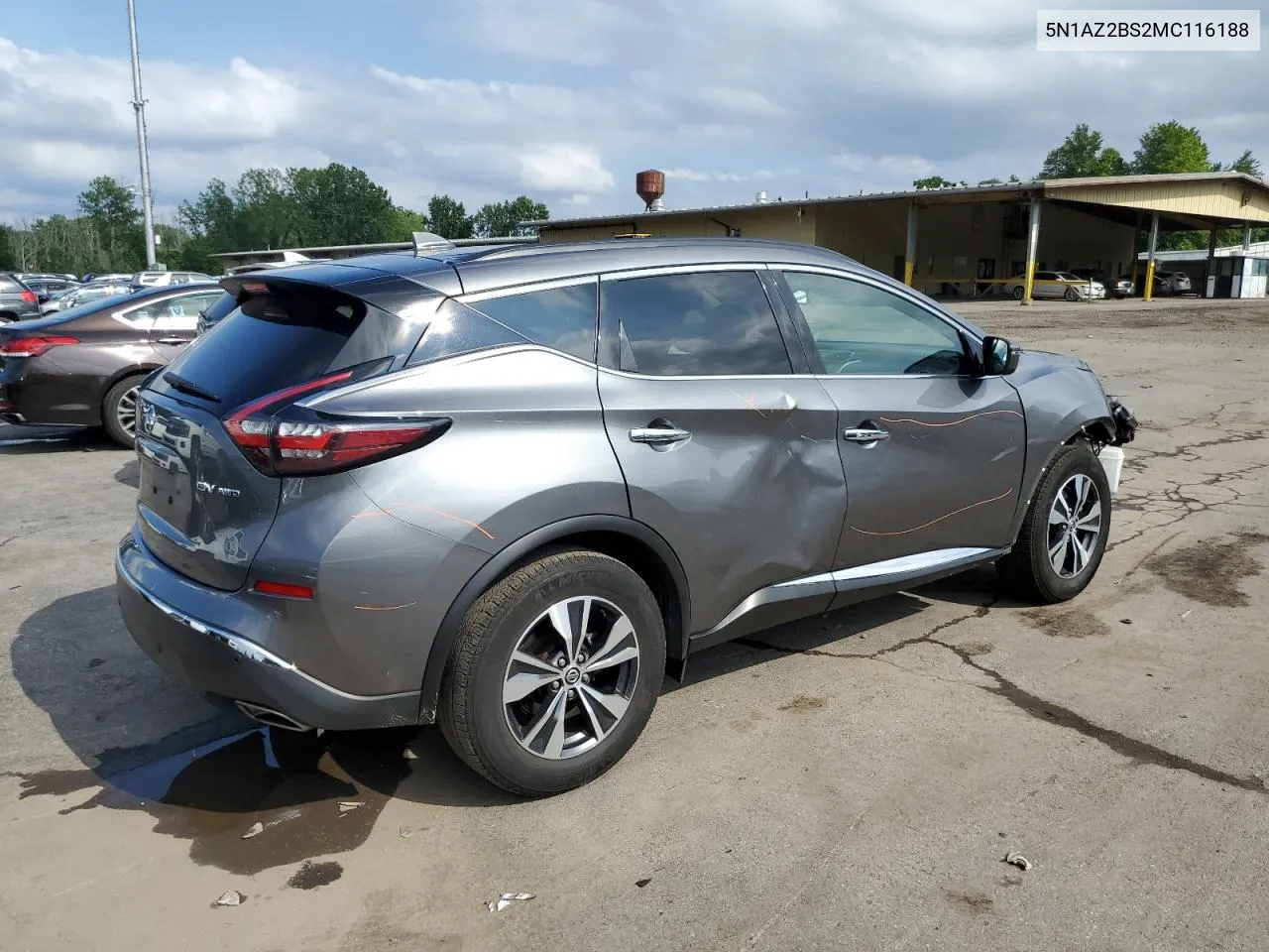 2021 Nissan Murano Sv VIN: 5N1AZ2BS2MC116188 Lot: 60192363