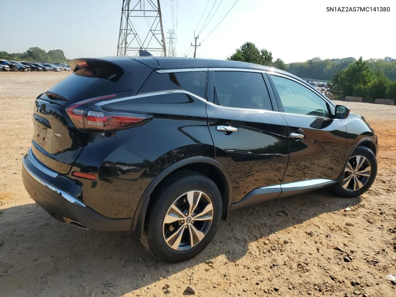 2021 Nissan Murano S VIN: 5N1AZ2AS7MC141380 Lot: 67721024