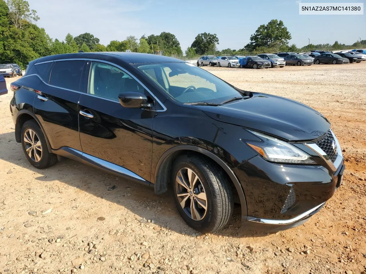 2021 Nissan Murano S VIN: 5N1AZ2AS7MC141380 Lot: 67721024