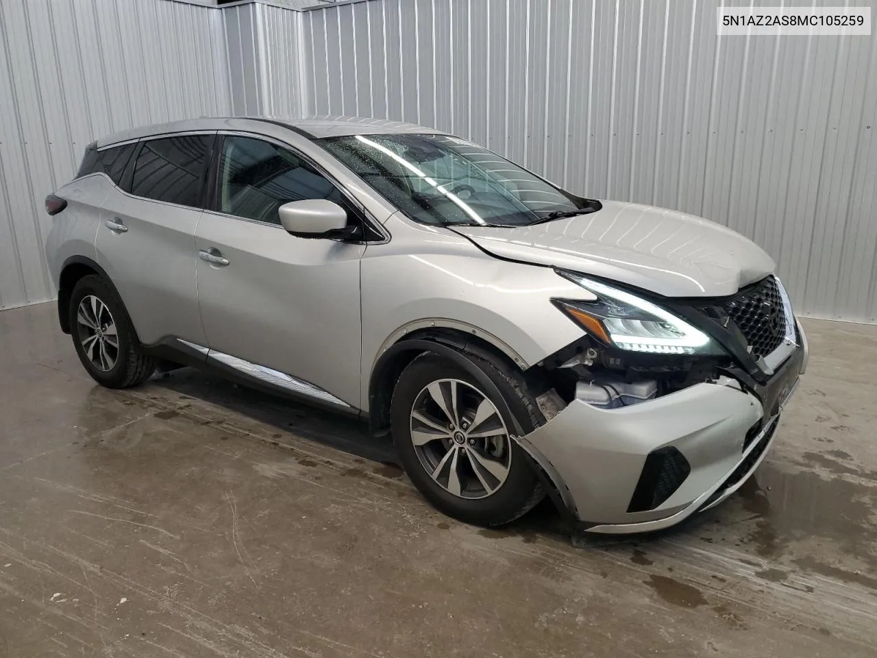 2021 Nissan Murano S VIN: 5N1AZ2AS8MC105259 Lot: 69086024