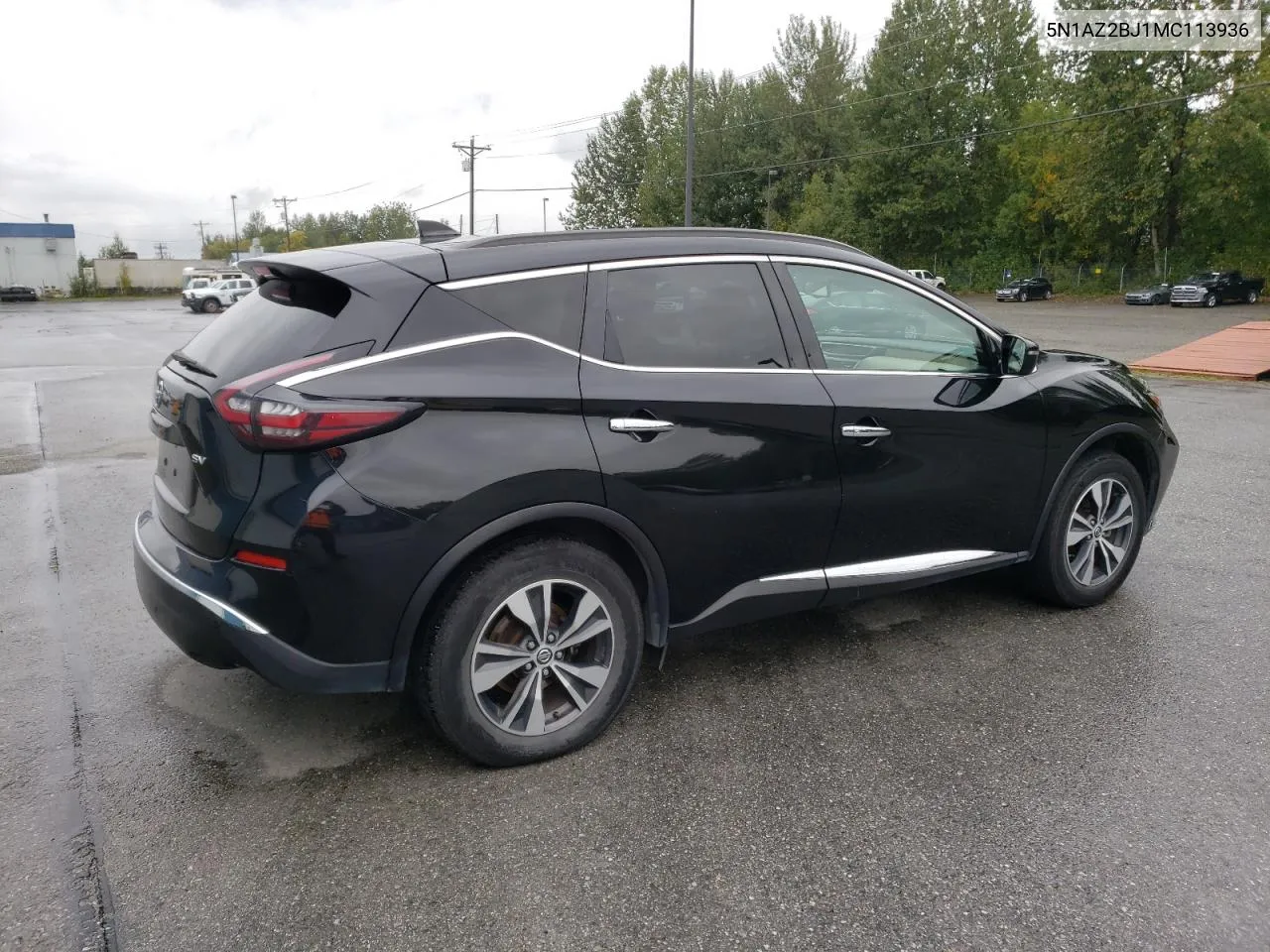 2021 Nissan Murano Sv VIN: 5N1AZ2BJ1MC113936 Lot: 69131194